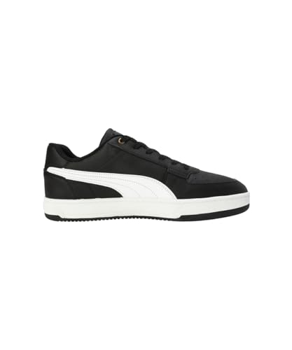 Image of PUMA , Unisex-Adult, Caven 2.0, Black-White-Gold, Sneaker, 3UK, (40469904)