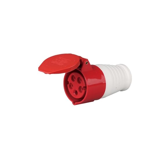 IP44 �Y�Ɨp�v���O �ǃ\�P�b�g�R�l�N�^ �O�� 3�s�� 4�s�� 5�s�� 16A32A �h�� ��h�� �q��v���O(Connector 5P 16A)