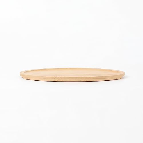 Set de 4 tablas de cortar ovaladas de bambú miniatura 4