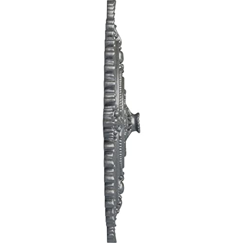 Image of Ekena Millwork CM29HYPLS 29 1 /8 inchOD X 1 1 /4 inchID X 4 inchP Haylynn Ceiling Medallion Fits Canopies Up To 1 1 /4 inch, Platinum