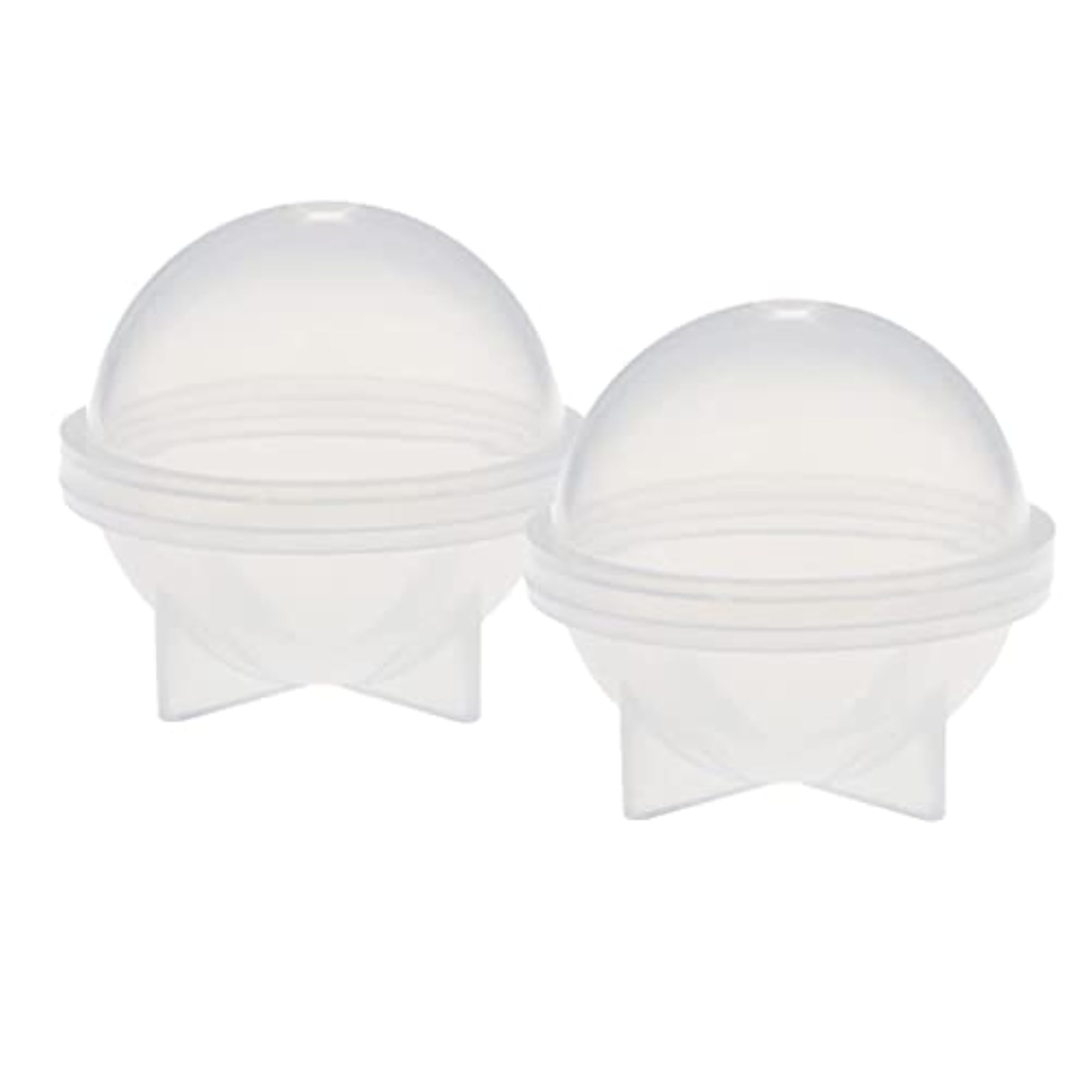 2 Pieces 60mm Sphere Ball Shape Silicone Mold for Resin Casting