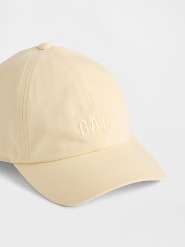 Image of Gap Men Solid Baseball Cap with Embroidered Logo