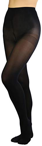 Image of ToBeInStyle Women's Nylon Solid Opaque Pantyhose Tights