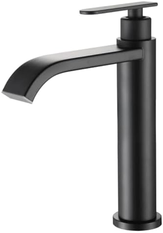 Torneira Banheiro Preta Fosca Metal Bica Baixa 1/4 Volta Cuba Lav...