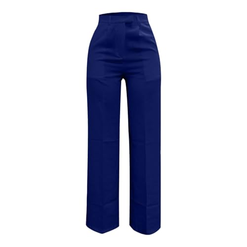 Wide Leg Work Pants for Women Stretch High Waisted Loose Fit Dress Pants Business Casual Summer Trousers with Pockets4