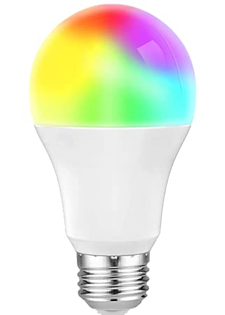 ngnsky Homekit E27 WiFi Smart RGBCW Bulb Works with Apple Homekit Dimmable Siri Voice Control