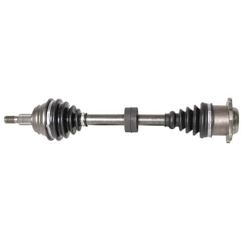 Image of Detroit Axle - Front Left Steering Knuckle Kit for 99-05 Volkswagen Jetta Beetle, 99-04 Golf, Driver Side Steering Knuckle & Wheel Bearing Hub CV Axle 2000 2001 2002 2003 Replacement