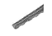 Zipper Pile Weatherstrip .187" Backing - .250" Pile Height - 100' Roll