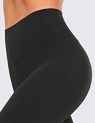 CRZ YOGA Womens Butterluxe 8'' Yoga Shorts - High Waisted Workout Gym Leggings Running Spandex Biker Shorts Black 10 - Image 3
