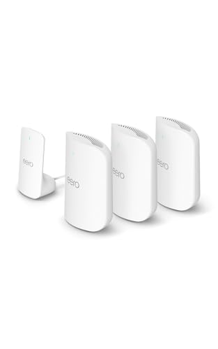 Image of Amazon eero Pro 7 (3-pack) with Amazon eero Signal 4G LTE cellular backup for eero systems