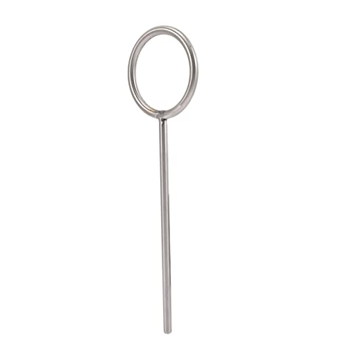 HOMOCONO Stainless Steel Support Ring Lab Closed Ring Lab Retort Support Lab Cell Extension Ring Heavy Duty Laboratory Stands Kickstand Retort Ring Support Ring Holders Funnel Ring Silver