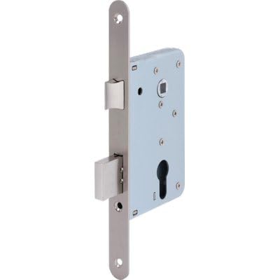 1 PZ SERRATURA CANCELLO INFILARE 052501 WELKA B.T ZINC F.MM 20 F.SAGOM M2+SCR+Q8 E.MM 50