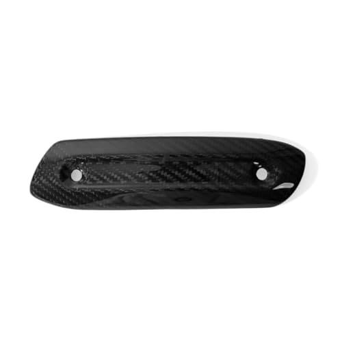 Couvercle d'échappement carbone Scrambler 1100, protection thermique légère et finition Gloss