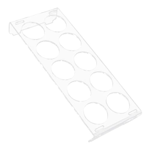 FONDOTIN 冷蔵庫用 アクリル製 卵ホルダー 大容量 マルチグリッド 卵保存容器 家庭用 キッチン整理向け