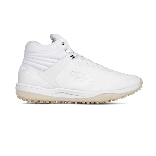 Boombah Viper Pureknit Women's Turf Mid Shoes - White Out - Multiple Color Options - Multiple Sizes3