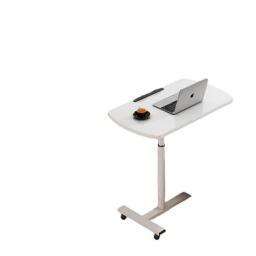 Yubbuioサイドテーブル 360°回転 昇降サイドテーブル ノートパソコンスタンド ベッドテーブル ソファテーブル デスクサイドラック パソコンテーブル 介護テーブル 多機能サイドテーブル キャスター付 簡単組み立て 移動式 在宅勤務 多目的 怠惰な人