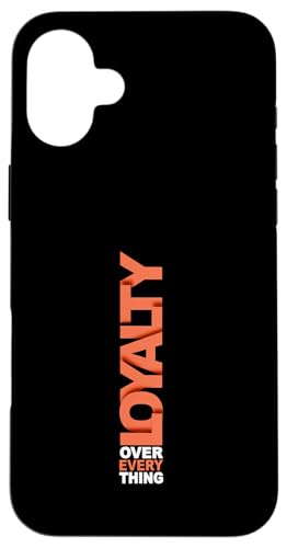 Coral LOYALTY Over Everything R[J[OtBbN X}zP[X iPhone 16 Plus p