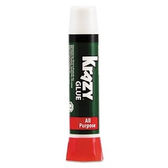 Krazy Glue Original Crazy Super Glue All Purpose Instant Repair, Pack of 5 Green, Pack of 4