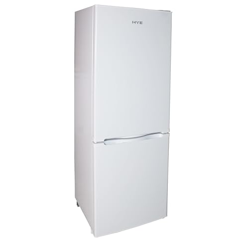 HYE Fridge Freezer - Small 60/40 Freestanding Fridge Freezer, 143.9cm Height, 50cm Width, 151L Capacity, Quiet 38 dB Operation, Suitable for Couples & Families, White - RF01FF151W24 - Image 4