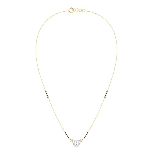 Image of WHP Jewellers Elegance 9KT Diamond Mangalsutra for Women | Diamond Fashion Jewellery for Women | Great for Gifting