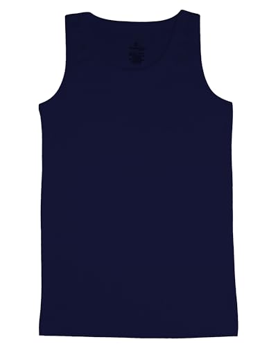 Image of KiddoPanti Boys Pack of 3 Sleeveless Solid Vests