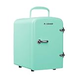 ROCKWELL 4L Car Mini Cooler & Warmer (Green) – AC/DC Portable Thermoelectric Fridge for Travel, Drinks & Skincare | Also Ideal for Home Use
