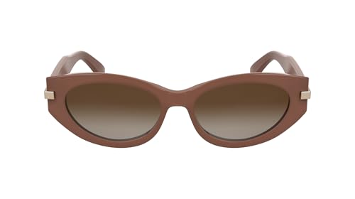 Calvin Klein Women's Sunglasses CK25502S - Opaline Rose with Gradient Brick Lens