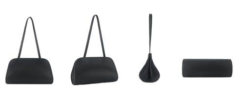 Fashion Leather Tote Bag for Women Retro Soft Hobo Designer Simplicity Shoulder Bag Purse Large Handle Handbag 5