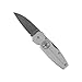 Klein Tools 44000 Lightweight Lockback Knife with Brushed Aluminum Handle, 2-1/4-Inch Drop-Point Blade