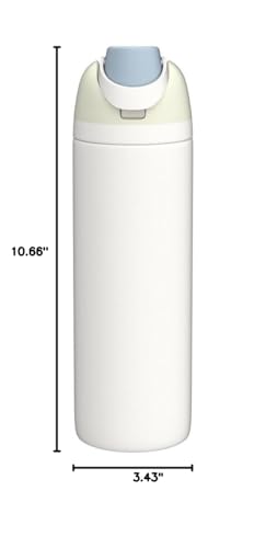 Image of Owala FreeSip Insulated Stainless Steel Water Bottle with Straw for Sports and Travel, BPA-Free, 32oz, Iced Breeze