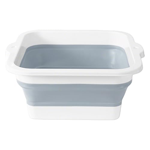 Palangana Pies Plegable 42x38cm 168 Puntos Masaje | Barreño Grande Antideslizante Para Hotel, Auto, Piscina | Baño Relajante Para Hombres/Mujeres/Ancianos