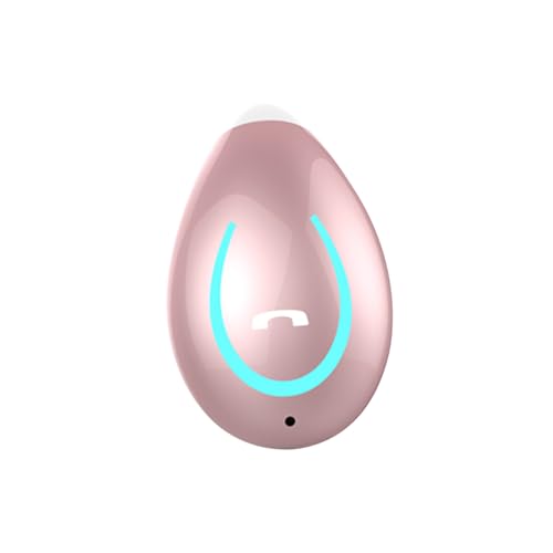 jojofuny Auriculares Deportivos Clip Oreja Inalámbricos con Sonido Estéreo Micrófono Resistentes al Agua y Portátiles Transmisión Estable Color Rosa