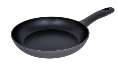 Arcos Serie Kaula | Antihaft-Pfanne | Geschmiedetes Aluminium | QuanTanium Beschichtung | Geeignet für jede Küche | Griff mit kaltem Effekt | Energiesparsystem | Spülmaschinenfest | Schwarz (18 cm)