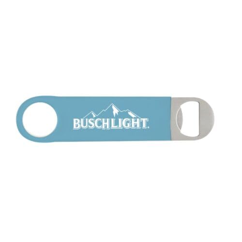 Busch Light décapsuleur bleu style lame pour animer vos soirées et barbecues entre amis
