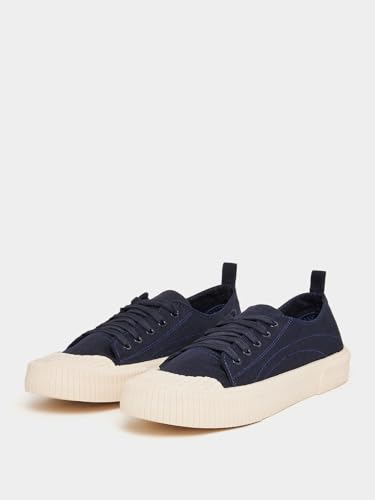 Image of Styli Men Canvas Lace-Up Casual Shoes | Round Toe Sneakers | Cushioned Footbed| Comfortable Everyday Wear Footwear for Casual, Travel & Outdoor Use