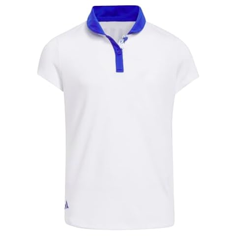 adidas Girls Heat.rdy White Polo Shirt Cover