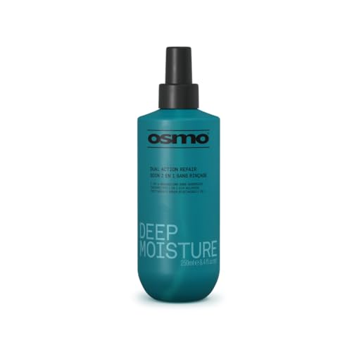 OSMO Keratin Dual Action Repair | Intensive Leave-in Treatment | Deep Moisture | Dry, Damaged & Coloured Hair | Vegan. 250ml.