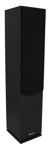 Image of Rockville Lux 654 Black Dual 6.5 inch 4-Ohm Home Audio Tower Speaker, 2-Pack
