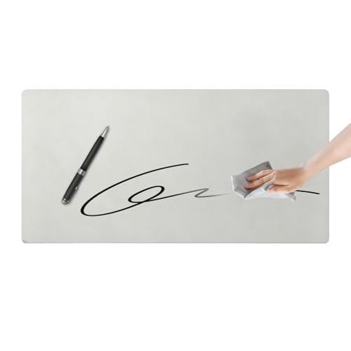 Alfombrilla de escritorio de borrado en seco, impermeable y antideslizante, alfombrilla de ratón de escritura para ordenador portátil, para empleados profesionales, diseñadores, profesores, oficinas