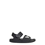 adidas Adilette Sandals, Core Black/White/Core Black, 2 US Unisex Little Kid