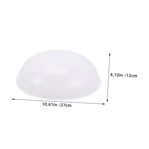 Cubiertas de plástico PRETYZOOM para luces de techo con difusores redondos de PVC 3