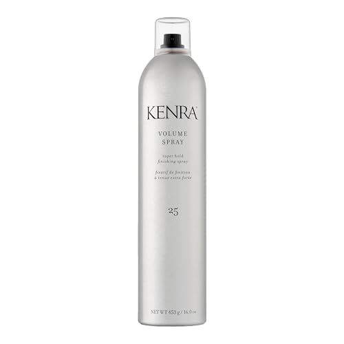 Kenra Professional Volume Spray 25 80% | Super Hold Finishing & Styling Hairspray | Flake-free & Fast-drying | Wind & Humidity Resistance | All Hair Types | 16 oz