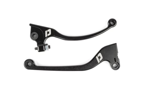 Levier moto Doppler CNC noir pour réparer le jeu de commande AJP - 4