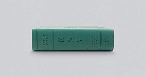 Holy Bible: English Standard Version, Trutone, Turquoise, Emblem, Personal Size
