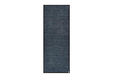 Barbara Becker Fußmatte Gentle, Schmutzfangmatte waschbar, für Eingangsbereich und Wohnungstür, Fußabstreifer Innen, Türmatte, Blau 67 x 170 cm