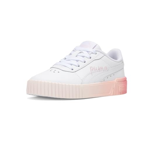 PUMA Toddler Girls Carina 2.0 Lots of Love Lace Up Sneakers Shoes Casual - White2