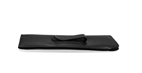 Image of Slide In Pouch With Belt Clip for Eyeglasses and Sunglasses in Black
