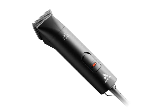Andis 24675 UltraEdge 2-Speed Clipper – Cool & Quiet, All Coats & Breeds, 120 Volts, Black