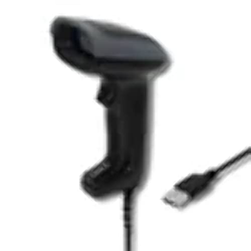 Qoltec 50863 Lecteur de Code Barres Lecteur de Code Barre Portable 1D/2D LED Noir