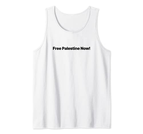 Free Palestine Now Camiseta sin Mangas